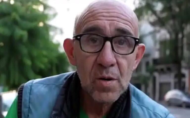 VIDEO. Desalojan al tío de Javier Milei: “Yo no lo voté”