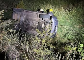 Vuelco en la autopista