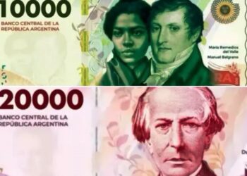En mayo comenzará a circular el billete de $ 10.000 y en diciembre el de $ 20.000