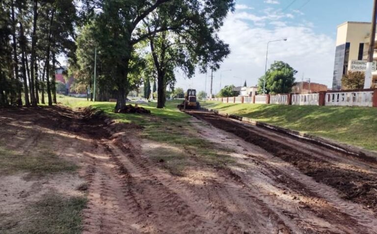 Trabajos contra la inundación en la Estación de la Juventud