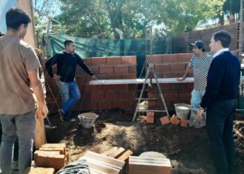 Obras en el Jardín de Infantes de Fonavi