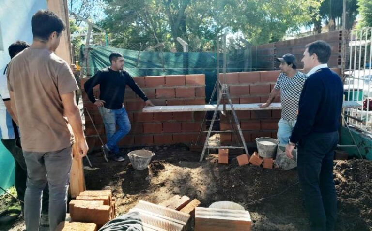 Obras en el Jardín de Infantes de Fonavi