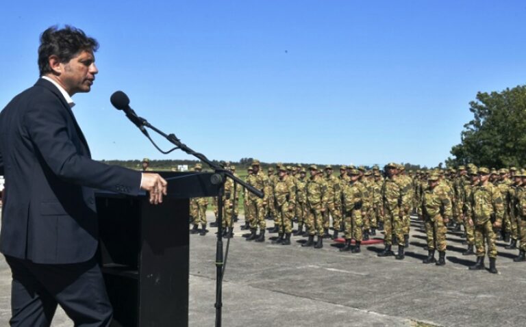 En Baradero, Kicillof anunció el fortalecimiento de la Policía Rural