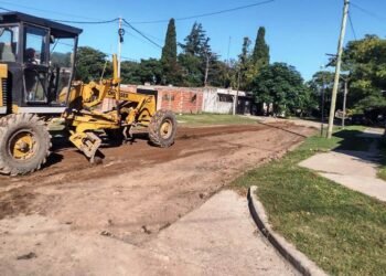 Mejoras en calles de tierra de Arrecifes