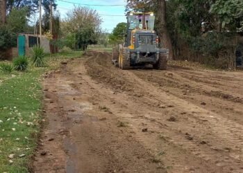 Trabajos en calles del Balneario