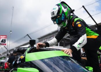 Indy500: Canapino aceleró fuerte en el simulacro de clasificación