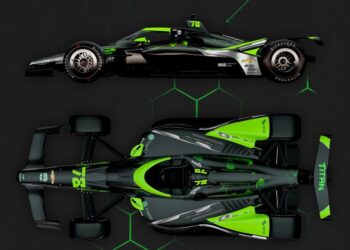 Se presentó el diseño del auto de Canapino para las 500 Millas de Indianápolis