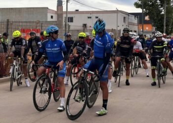 Salto realizó su primera carrera de ciclismo urbano