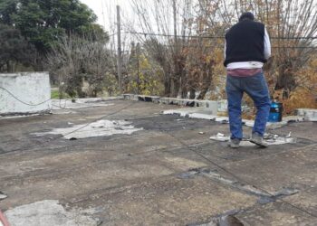 Reparación de techos en el CAPS de Viña