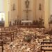 Celebraron misa y al rato se cayó el techo de la iglesia