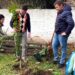 El intendente Bouvier plantó un árbol en el Jardín Maternal