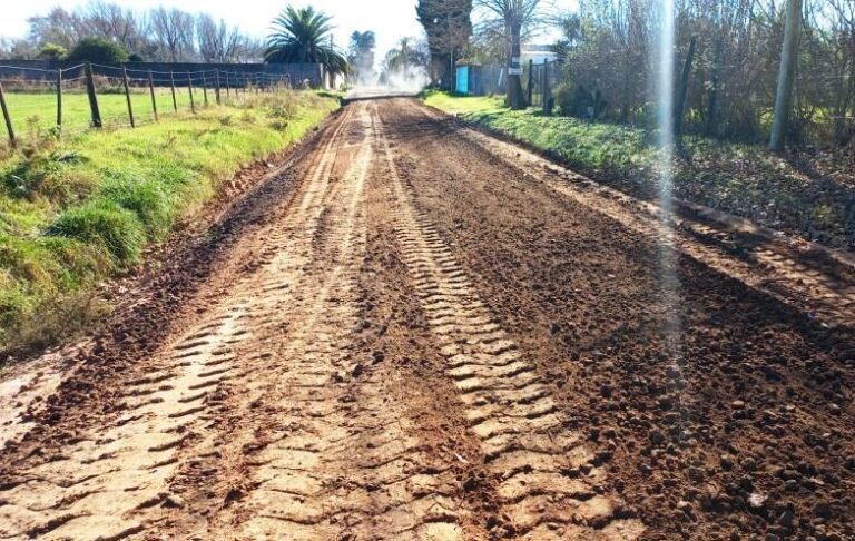 Siguen los arreglos de calles de tierra