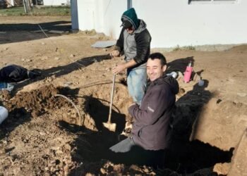 Sigue la extensión de la red de cloacas en La Cumbre