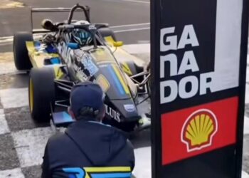 Juampi Alberti, protagonista de la F-3 Metro en La Plata