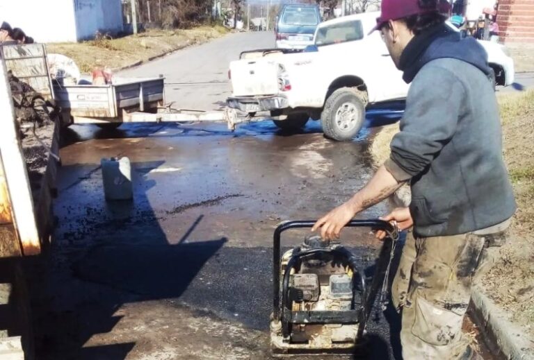 Sigue el programa de bacheo en calles de Arrecifes