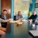 Reunión de Bouvier en La Plata por importantes proyectos de infraestructura escolar