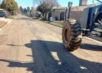 Trabajos para recuperar calle Guyana