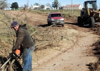 Siguen los trabajos de bacheo y arreglo de caminos rurales