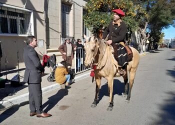 Imágenes del frío acto del Día de la Independencia