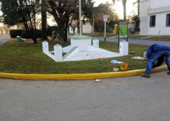 Embellecimiento de la plazoleta de Av. San Martín de Todd