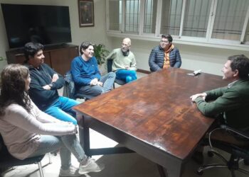 El intendente Bouvier recibió a Fernando Alday