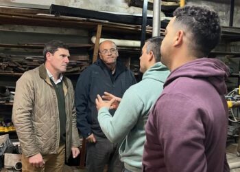 Comenzaron los trabajos para la instalación de gas en la Técnica
