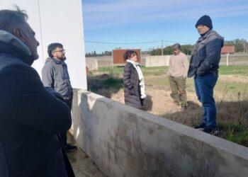 Visita del Ministerio de Asuntos Agrarios al Frigorífico Porcino