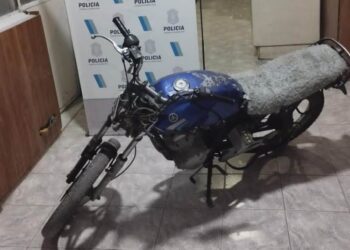 Encuentran moto robada el lunes