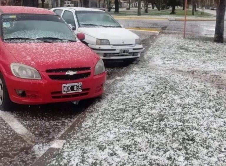 Ola de frío en la provincia: “nevó” en Colón