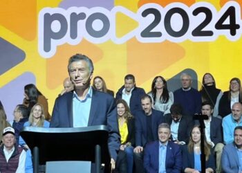 Bouvier, en el lanzamiento del nuevo PRO con Macri