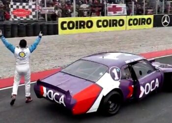 VIDEO. Marcos Di Palma y Paula Traverso giraron en la Chevy del Flaco