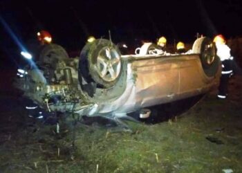 Trágico accidente entre Salto y Rojas