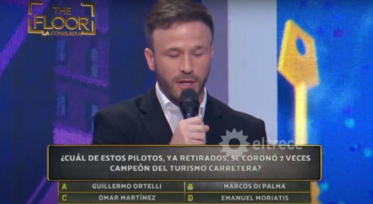 Agustín Canapino, en Los 8 Escalones