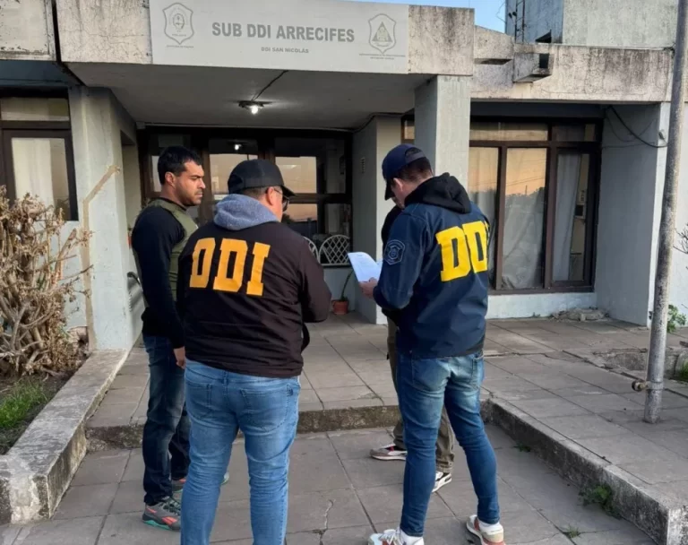 Allanamiento de la Sub DDI Bolívar en Arrecifes