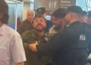 VIDEO. Grabois fuera de sí en Ezeiza