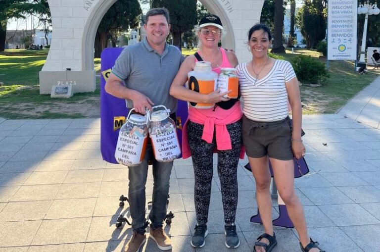 La Campaña del Millón recaudó $ 3.500.000 sólo en la calle