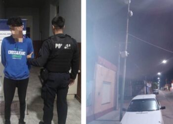 Detenido por romper una cámara de seguridad