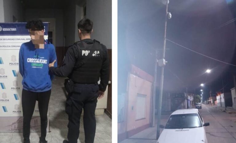 Detenido por romper una cámara de seguridad