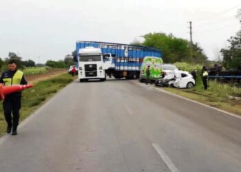 Choque fatal en ruta 41