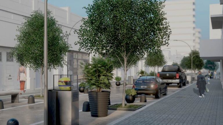 Presentaron el proyecto de embellecimiento de calle Ricardo Gutiérrez