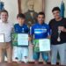 Bouvier distinguió a ciclistas arrecifeños campeones
