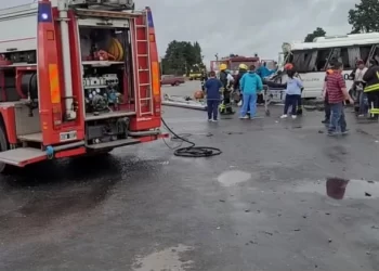 VIDEO. Trágico siniestro de tránsito en Carmen de Areco