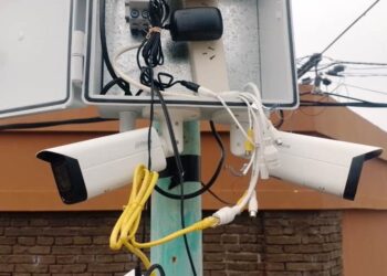 Colocaron dos nuevas cámaras de seguridad en Arrecifes