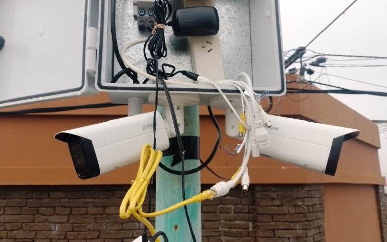 Colocaron dos nuevas cámaras de seguridad en Arrecifes