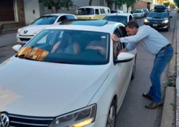 El intendente Bouvier participó de la campaña ‘Más luces, menos ruido’