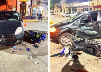 Informe del estado de salud del joven que chocó en Avenida Merlassino