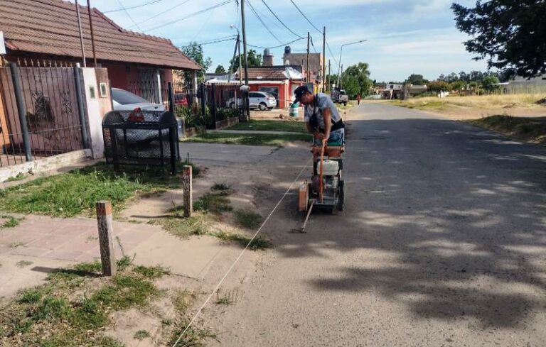 Siguen las obras en calles de Arrecifes