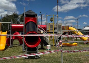 Piden no usar aún el nuevo juego de Plaza Brown