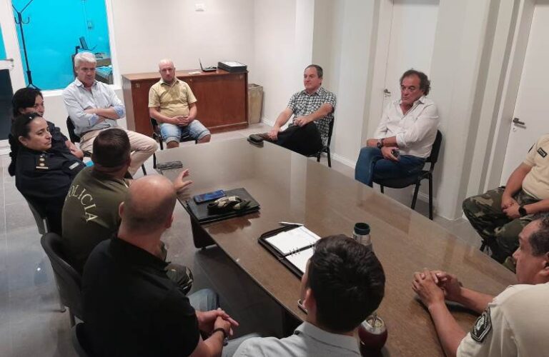 La Secretaría de Seguridad se reunió con autoridades de Policía Rural y de APRA