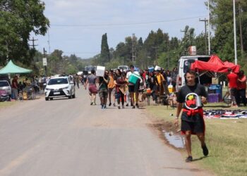 Baradero desbordado por la presentación de la banda del Indio Solari